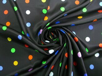 Плательно-блузочная ткань, атласная (шёлк 95%, эл. 5%) ширина 135 см