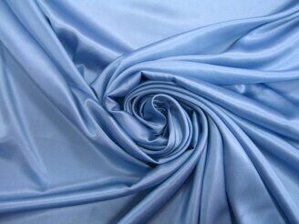 Атласный шелк (шелк 95%, эл. 5%), ширина 135 см.